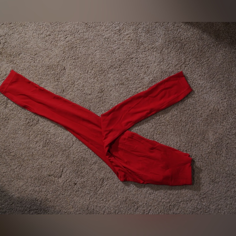 lululemon athletica Red Leggings